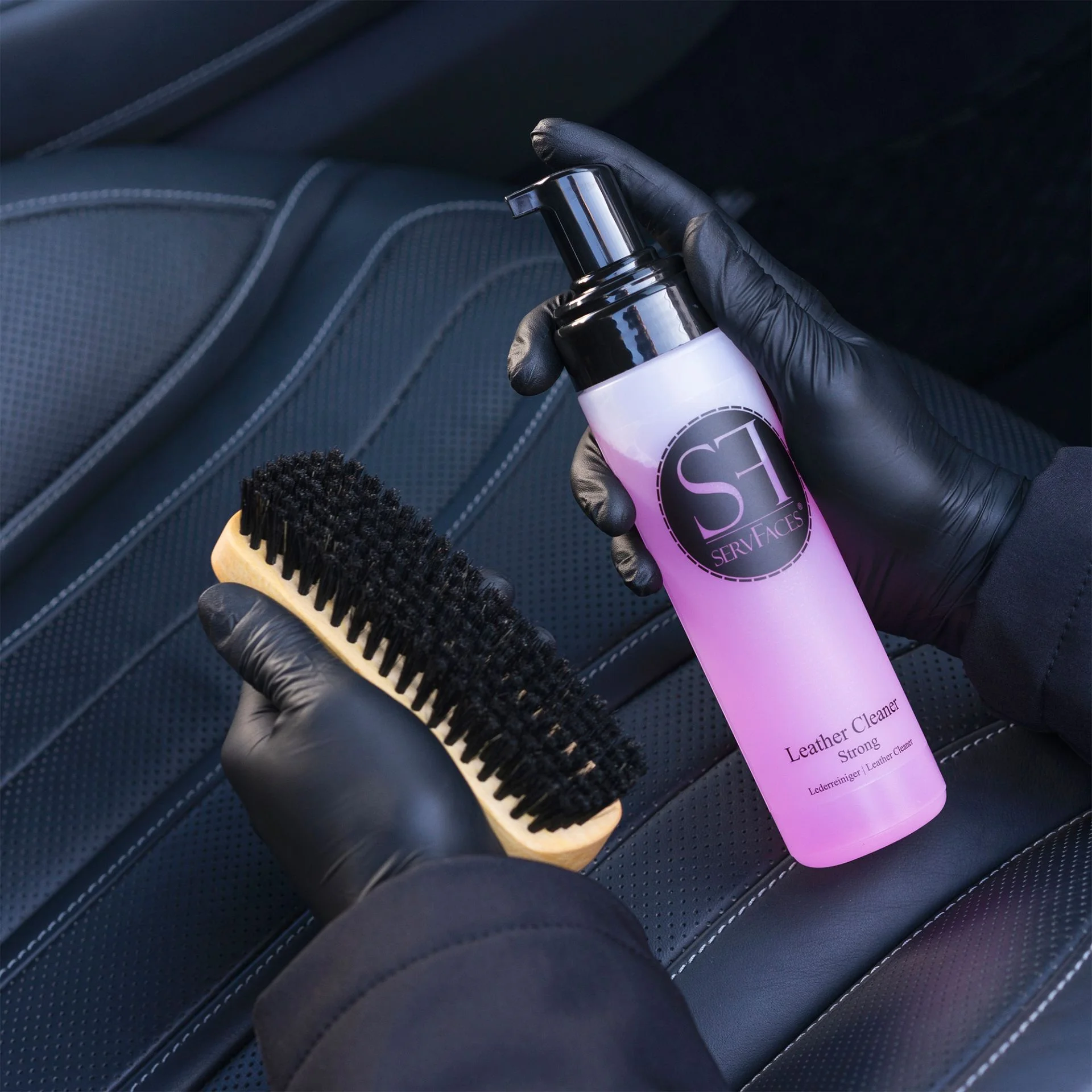 ServFaces Leather Cleaner Strong - Čistič na kůži – silný – náhled 3