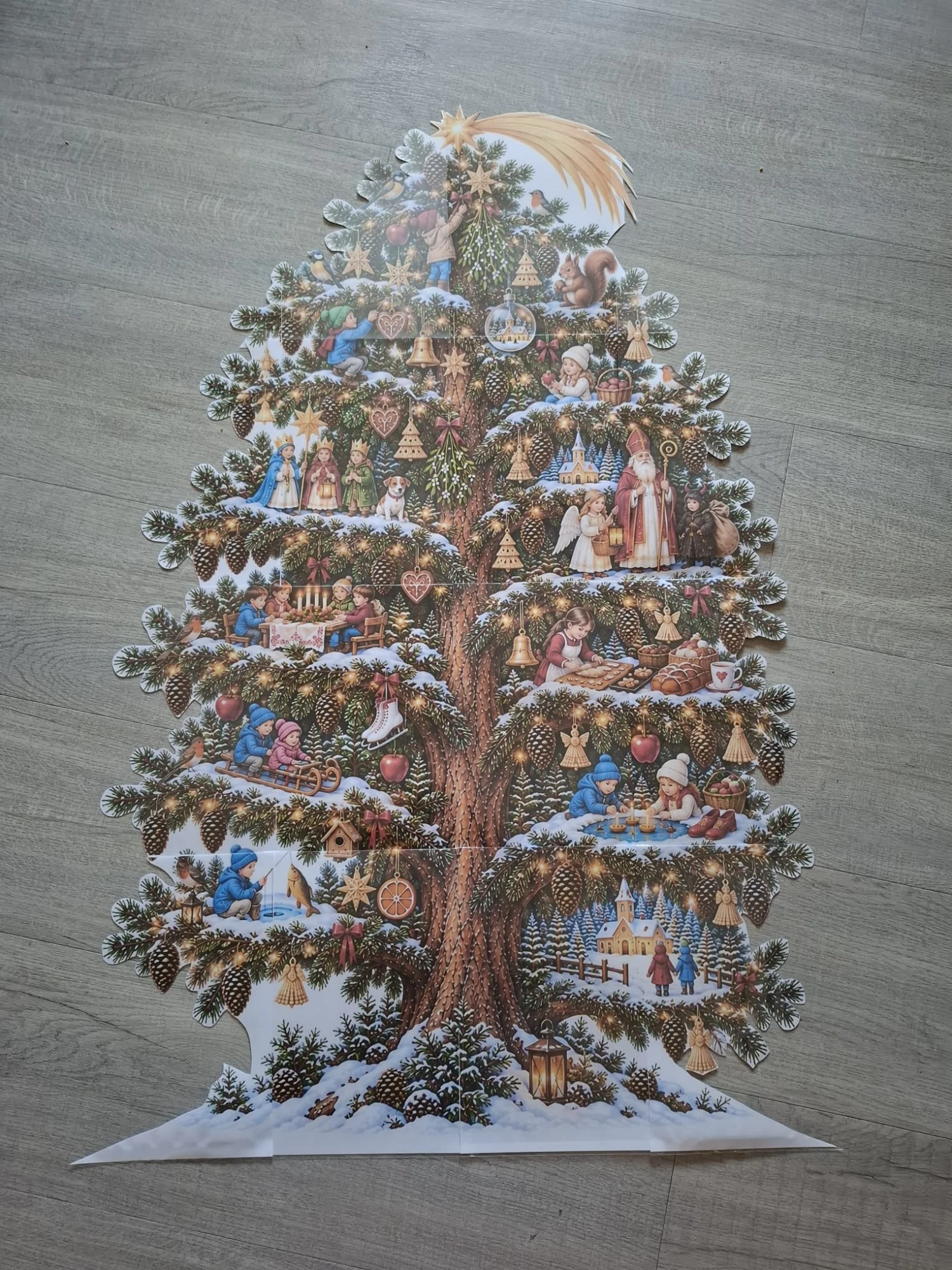 STROM VÁNOČNÍCH TRADIC 115cm/75cm – náhled 6