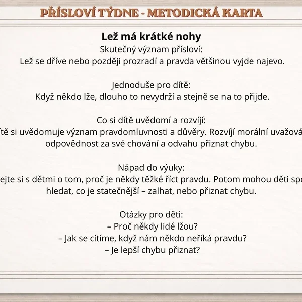 PŘÍSLOVÍ NA KAŽDÝ TÝDEN – náhled 4