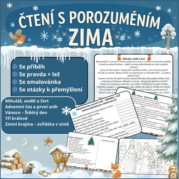 Čtení s porozuměním - ZIMA