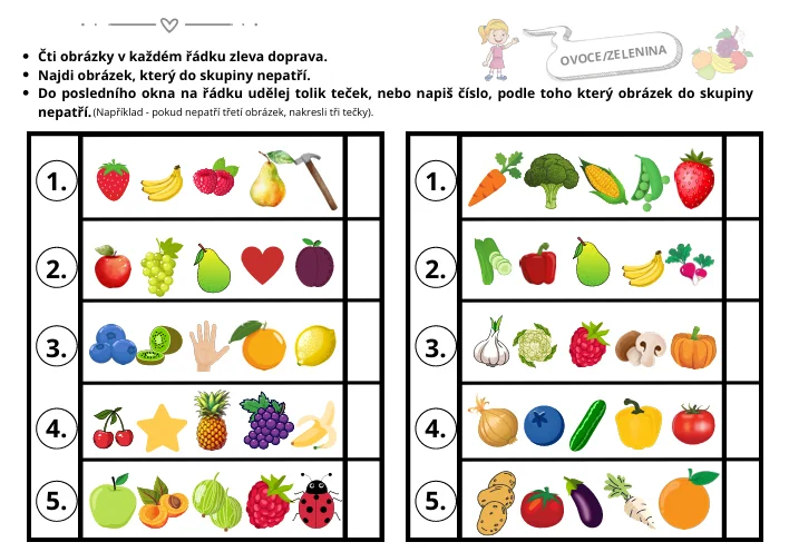UČÍME SE ČÍST ZLEVA DOPRAVA - pomocí obrázků – náhled 2