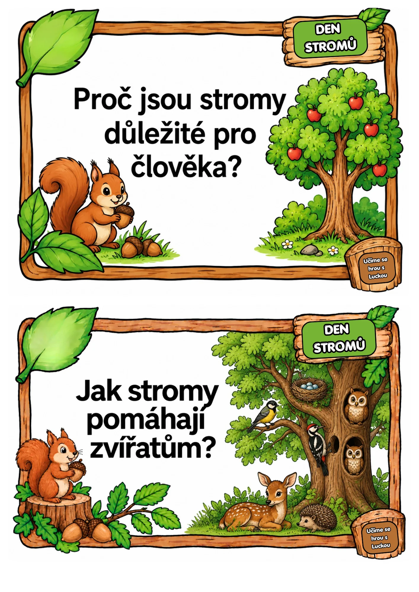 DEN STROMŮ - úkolové a vědomostní karty – náhled 3