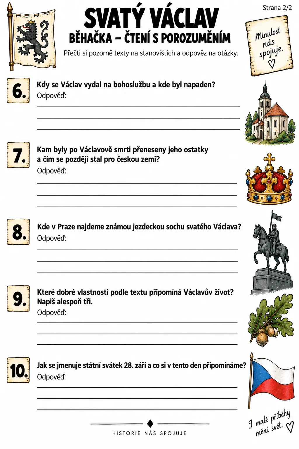 Svatý Václav - Běhačka - čteni s porozuměním – náhled 4