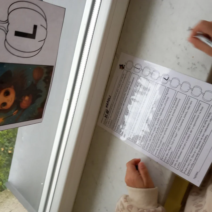 Halloween - BĚHAČKA - čtení s porozuměním 2. - 3. třída – náhled 4