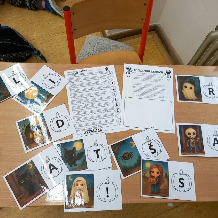 Halloween - BĚHAČKA - čtení s porozuměním 2. - 3. třída – náhled 2