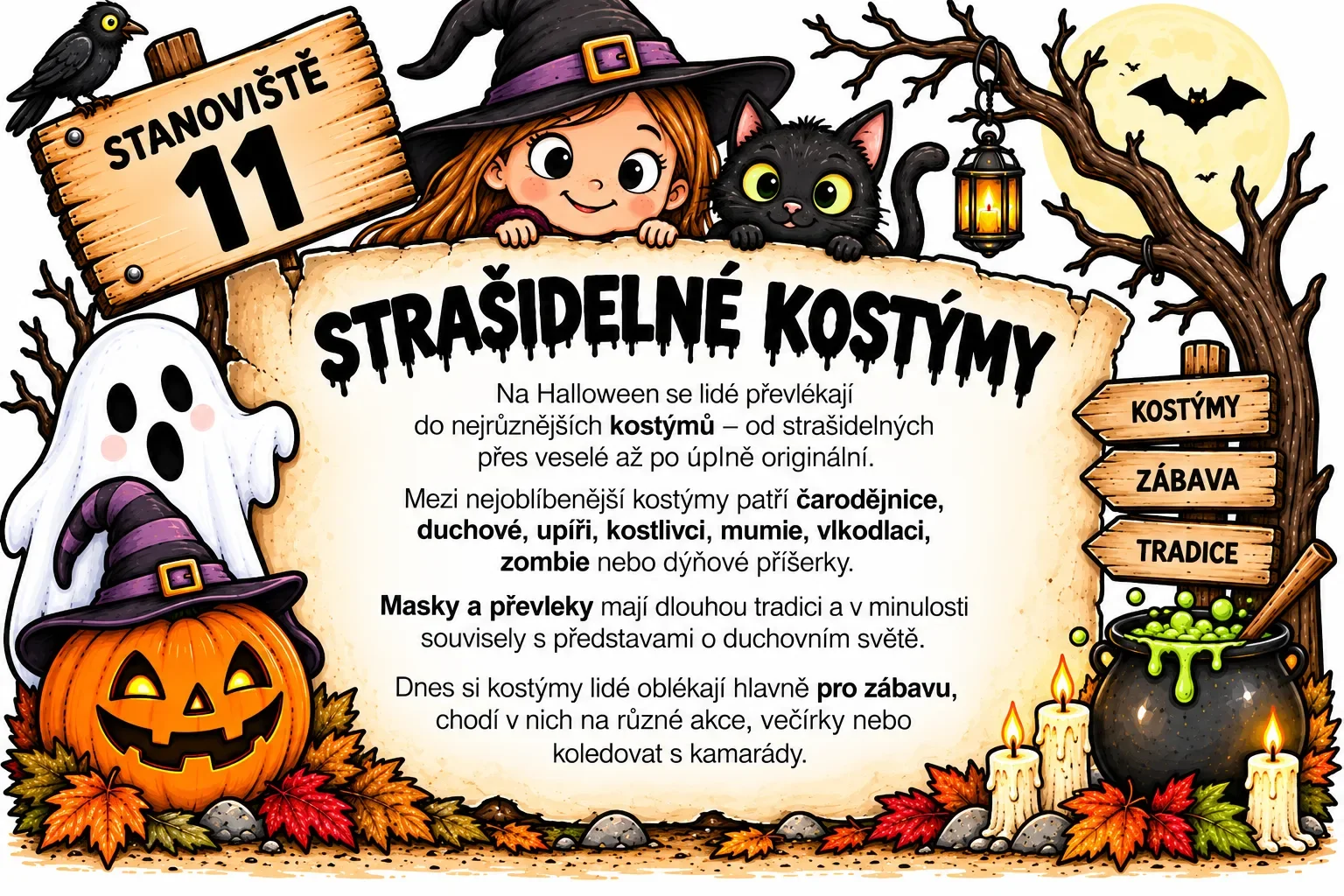 Halloween a Dušičky – běhačka s porozuměním – náhled 6