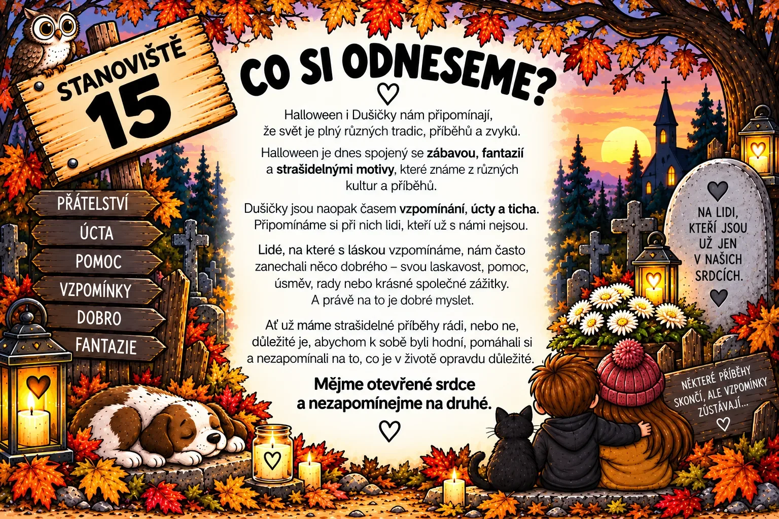 Halloween a Dušičky – běhačka s porozuměním – náhled 4