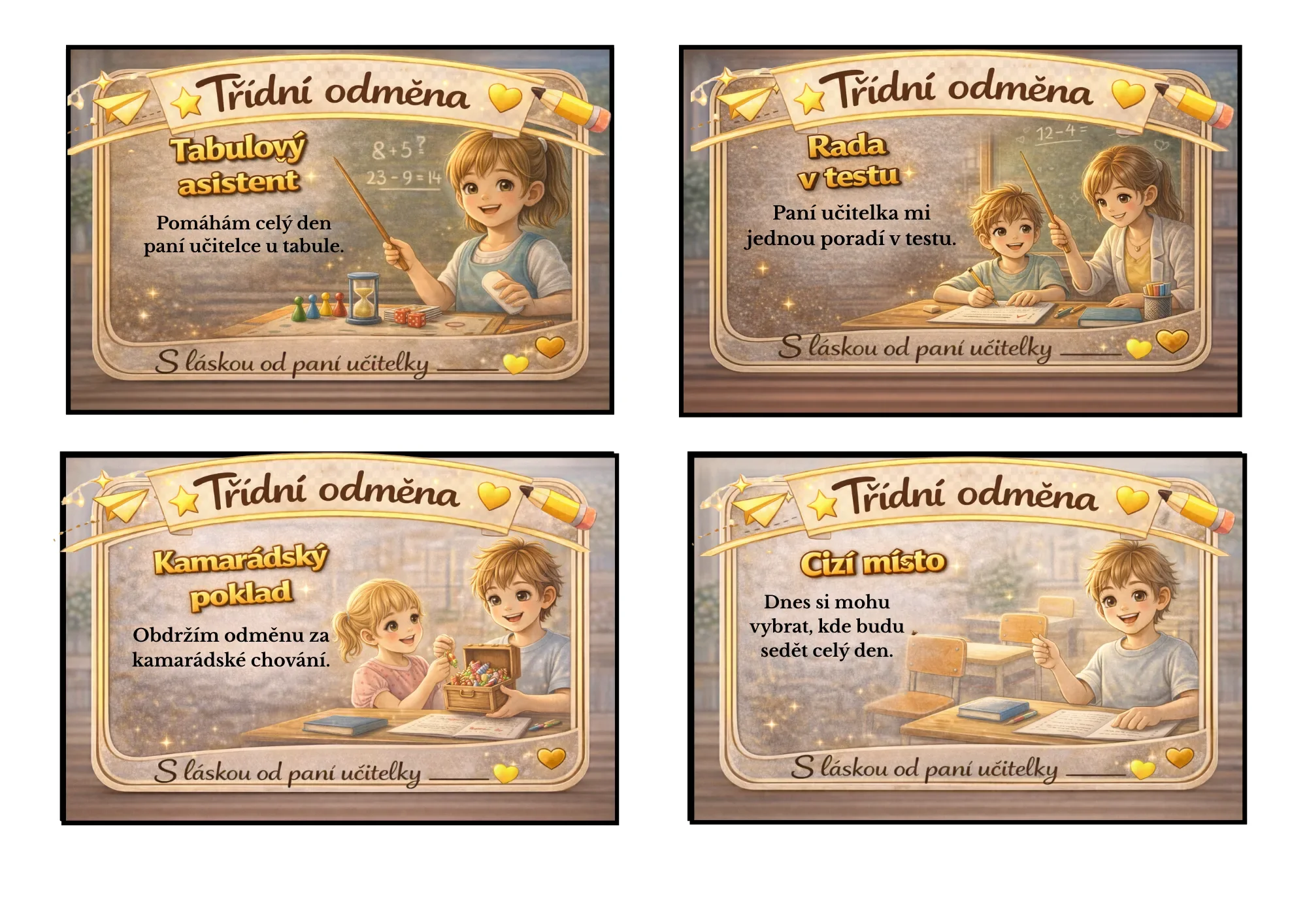 ODMĚNY po kterých děti touží – náhled 2
