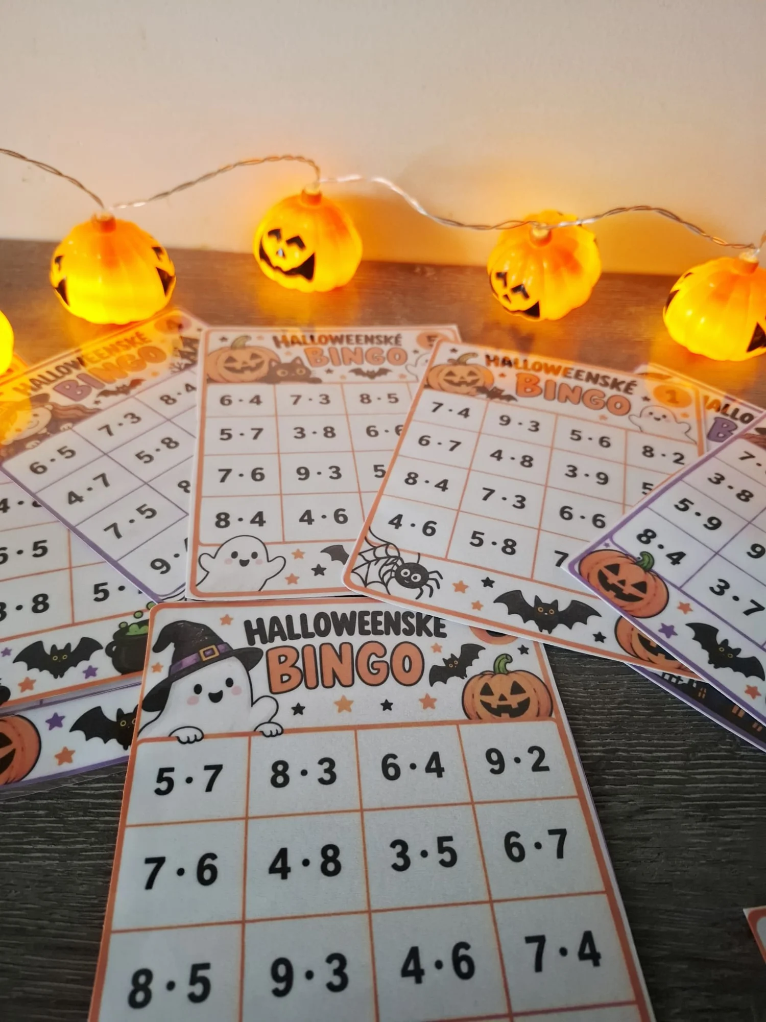 BINGO HALLOWEEN - násobilka 1-10 – náhled 2