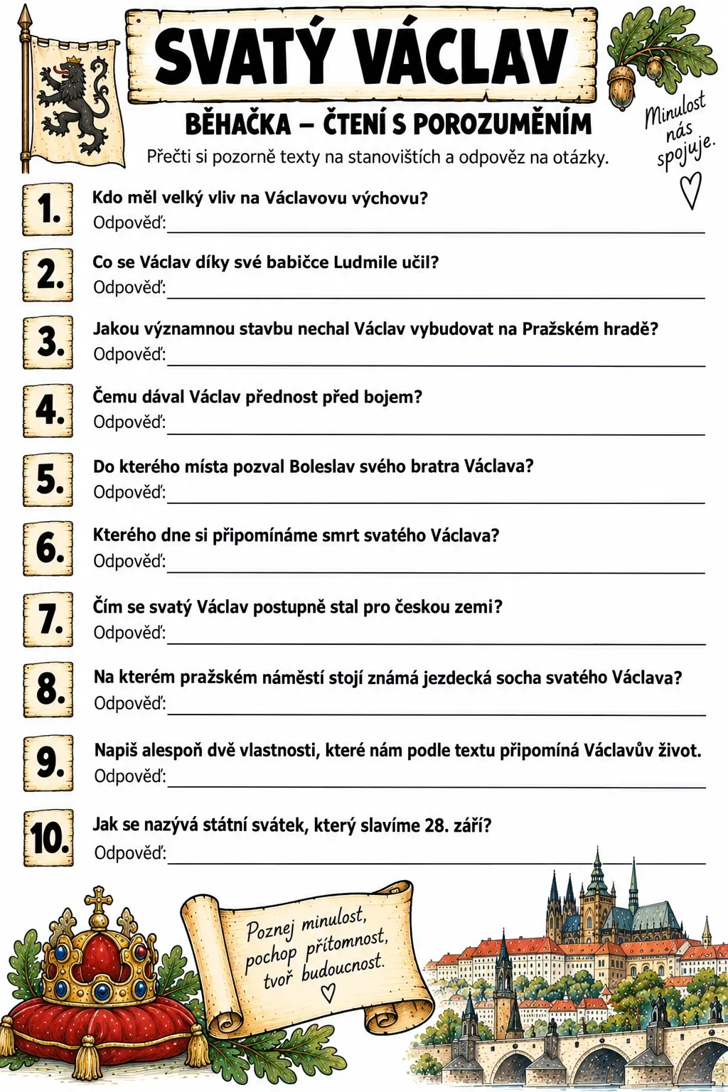 Svatý Václav - Běhačka - čteni s porozuměním – náhled 5