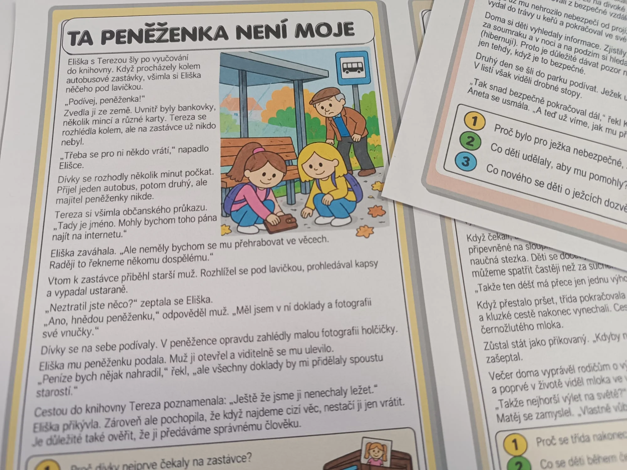 Příběhové karty ze života – čtení s porozuměním – náhled 4