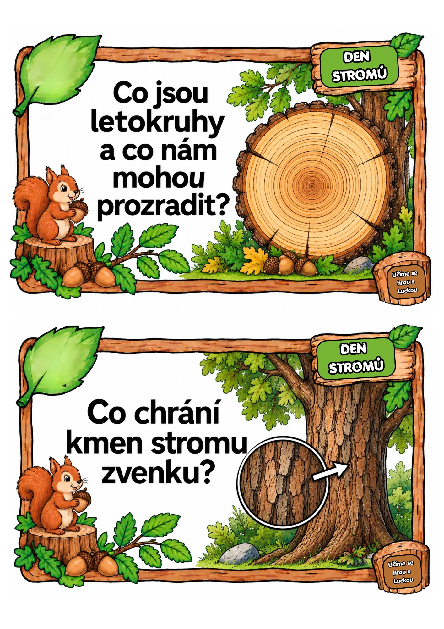 DEN STROMŮ - úkolové a vědomostní karty – náhled 4