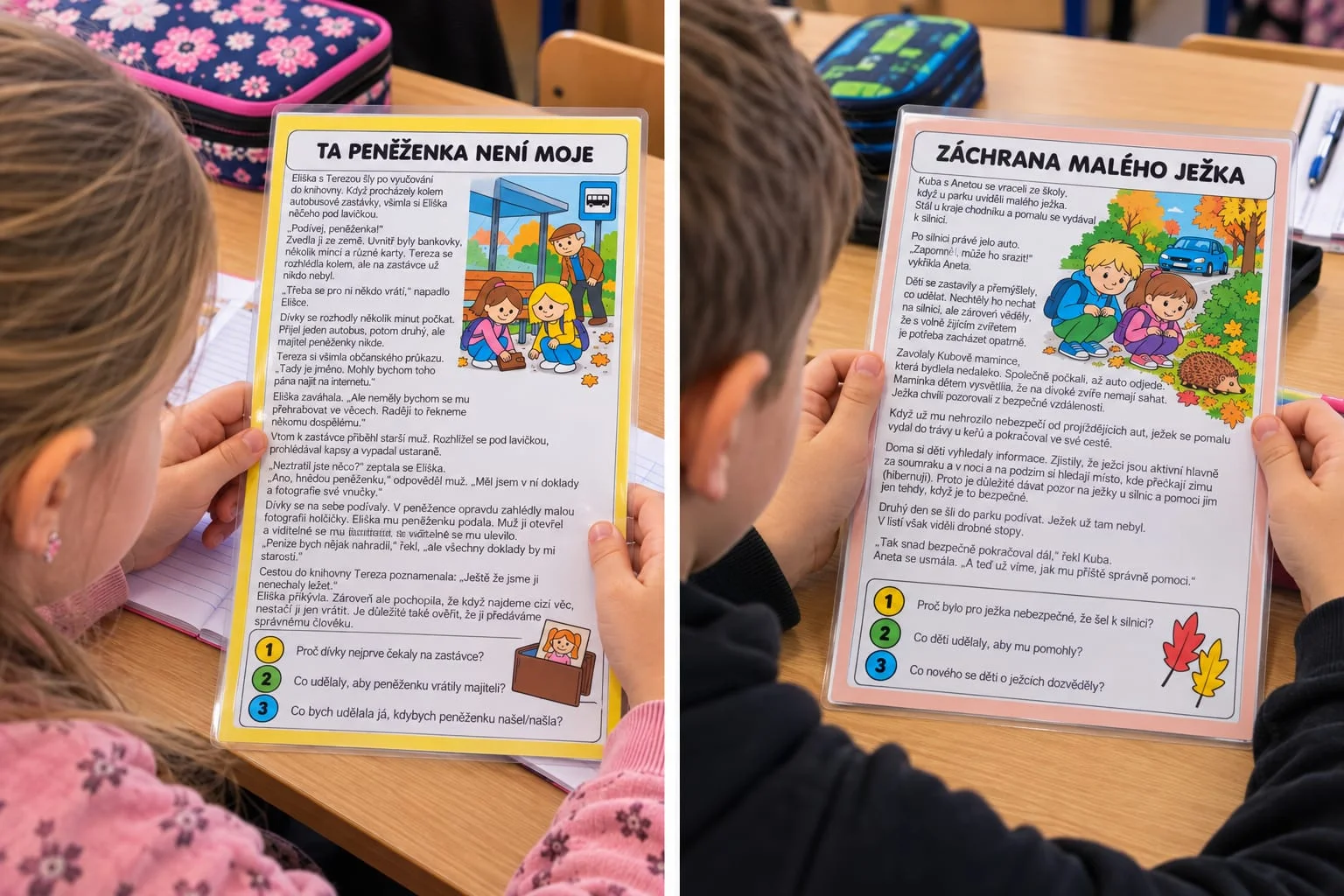 Příběhové karty ze života – čtení s porozuměním – náhled 2