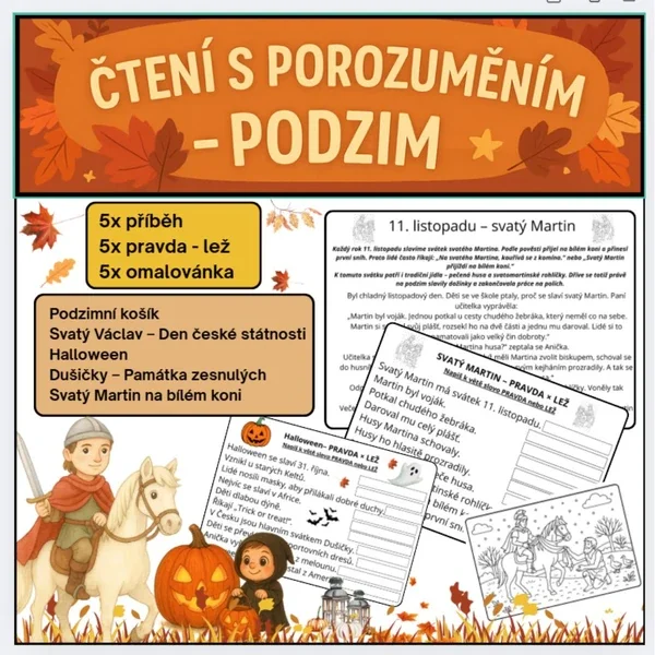 Čtení s porozuměním - PODZIM