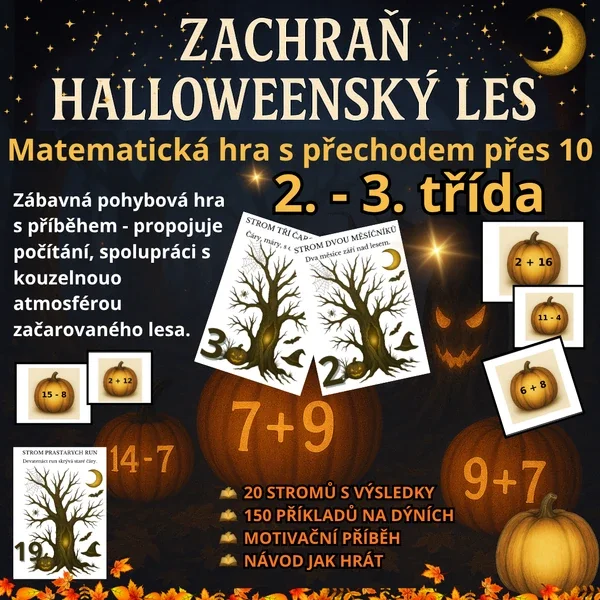 MATEMATIKA - Zachraň halloweenský les