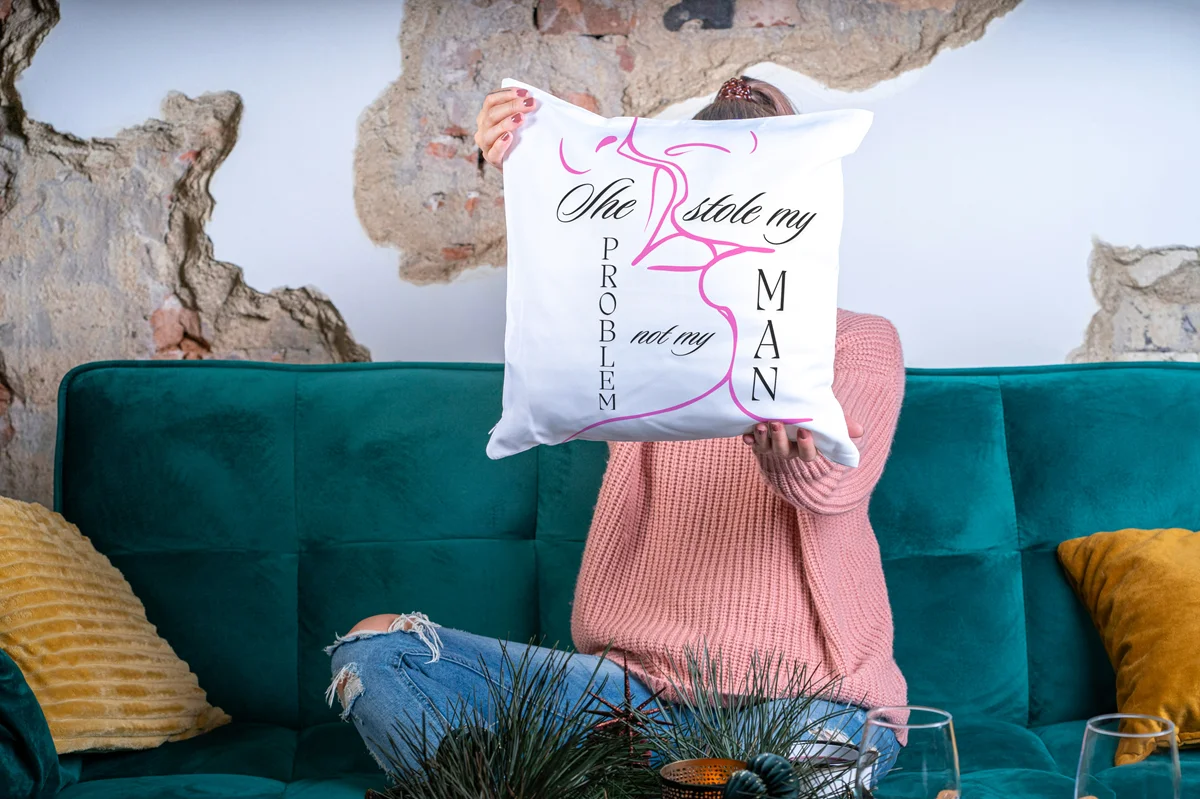 She Stole My Problem, Not My Man – digitální design pro potisk - obrázek 7