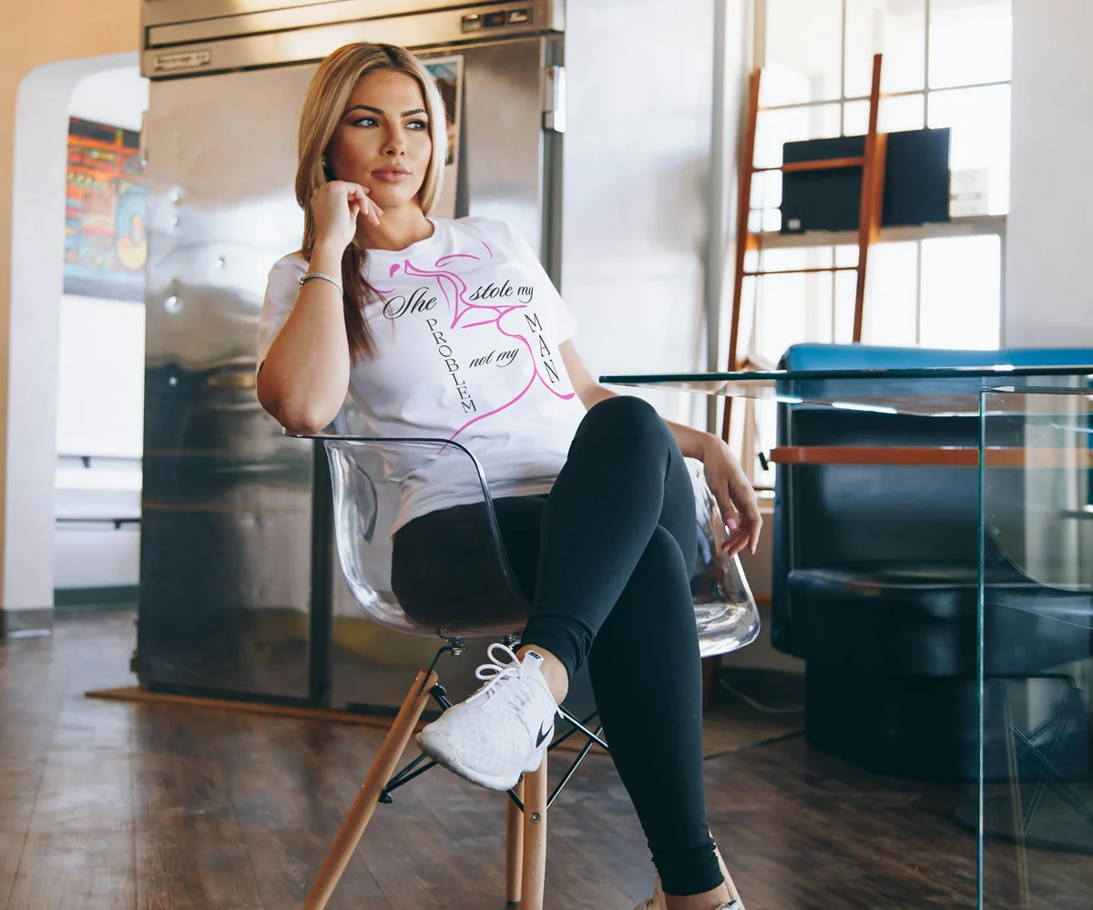 She Stole My Problem, Not My Man – digitální design pro potisk - obrázek 5