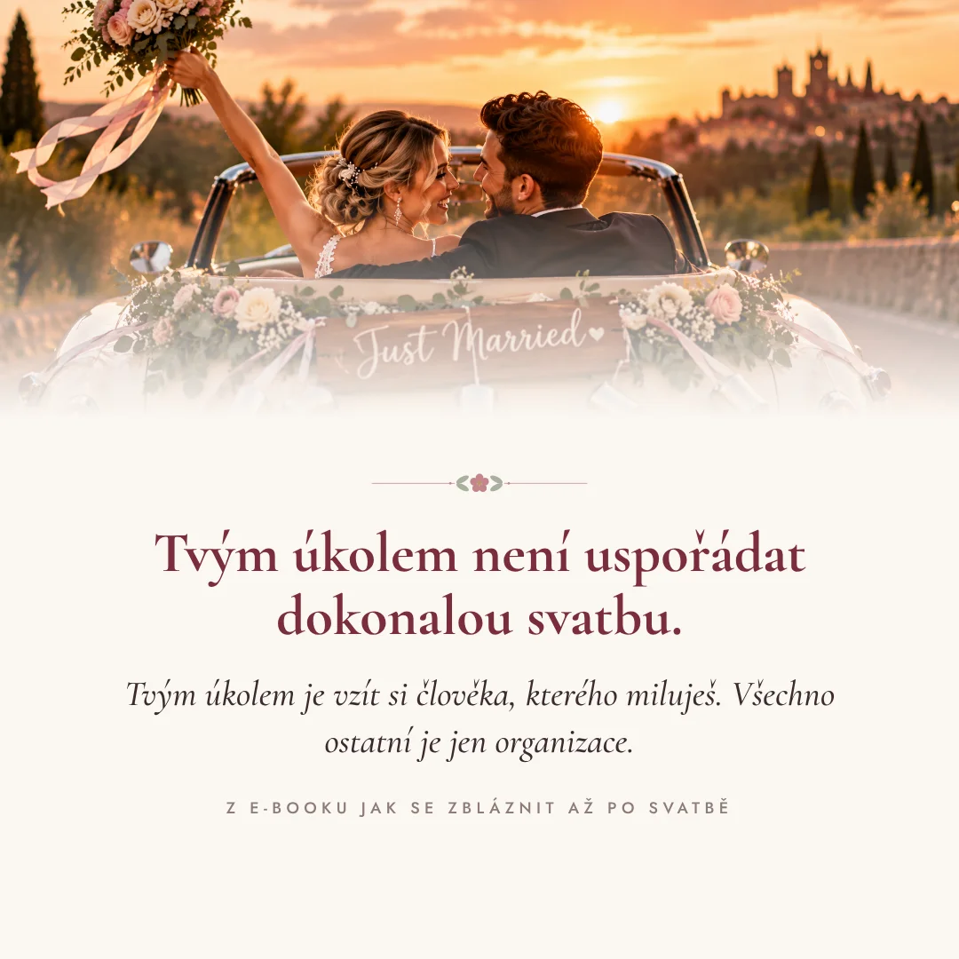 Jak se zbláznit až po svatbě – svatební balíček (e-book + checklist + manuál pro ženicha) – obrázek 3
