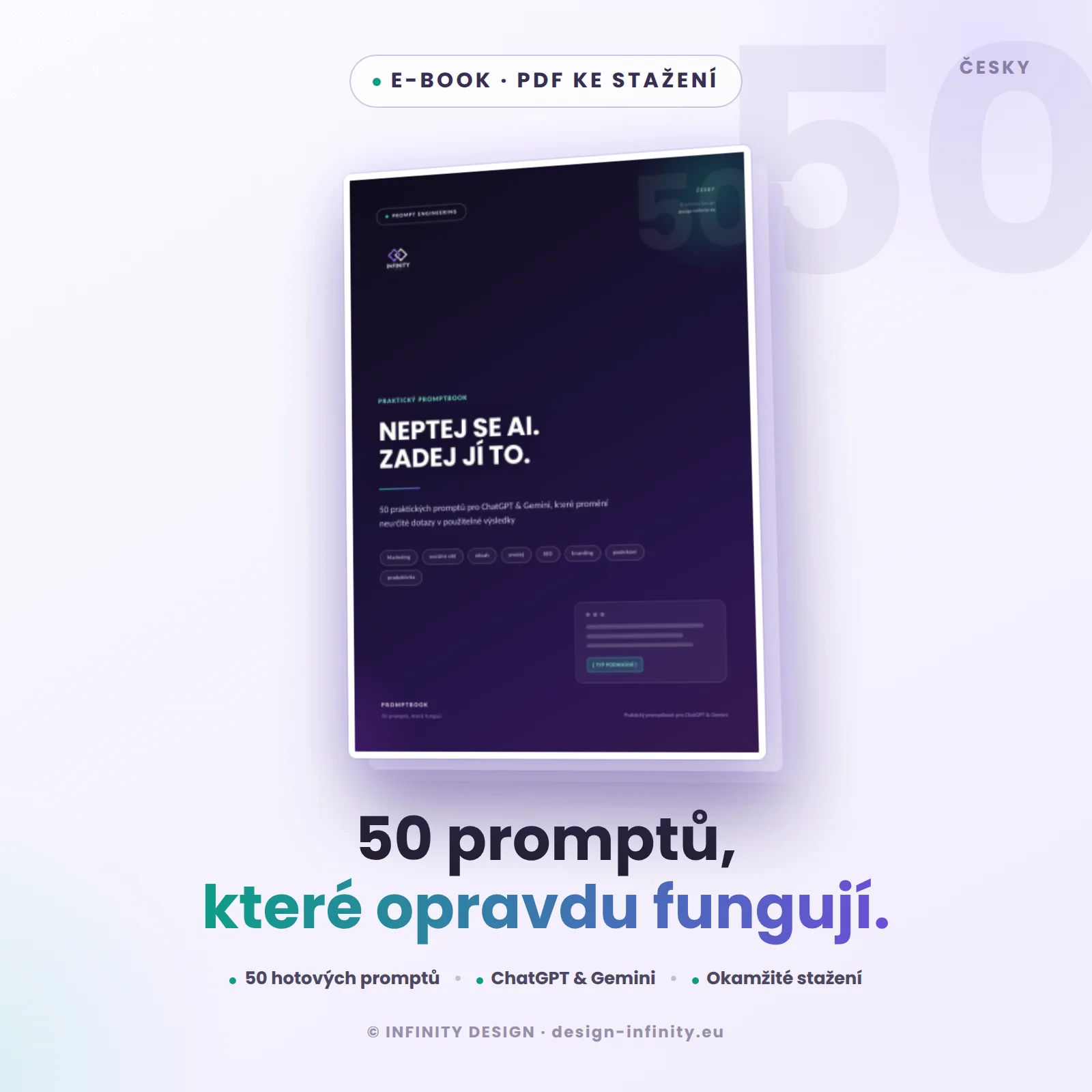 Neptej se AI. Zadej jí to. - 50 promptů pro ChatGPT a Google Gemini