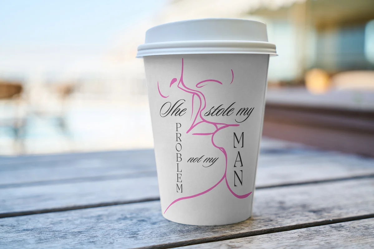 She Stole My Problem, Not My Man – digitální design pro potisk - obrázek 3