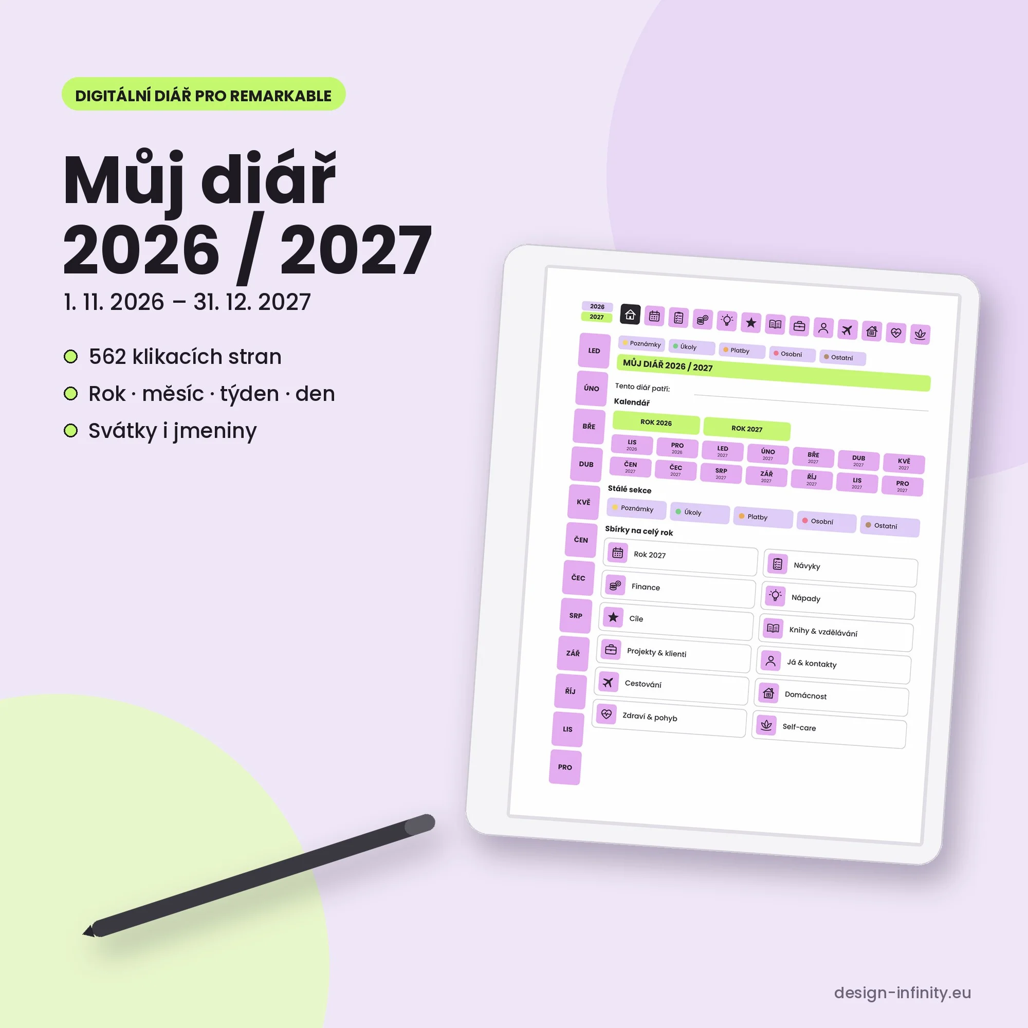 My Planner 2026/2027 – Hyperlinked Digital Planner for reMarkable – image 7